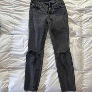 black denim jeans; from GAP.